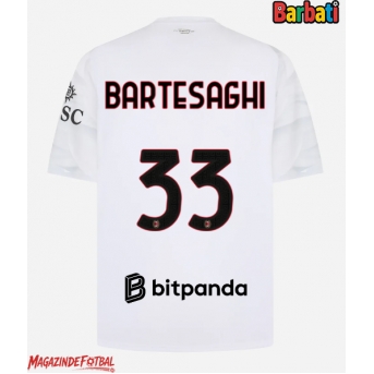 AC Milan Davide Bartesaghi #33 Tricou Fotbal Replică 2026-27 Barbati Deplasare